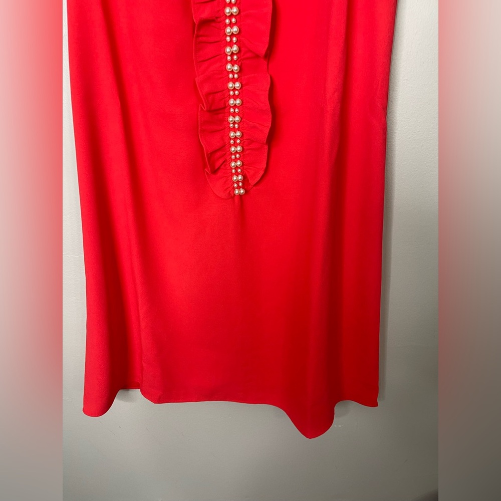 Lilly Pulitzer NWOT Adalee Shift Dress Pink Size 4 in Red - Picture 4 of 12